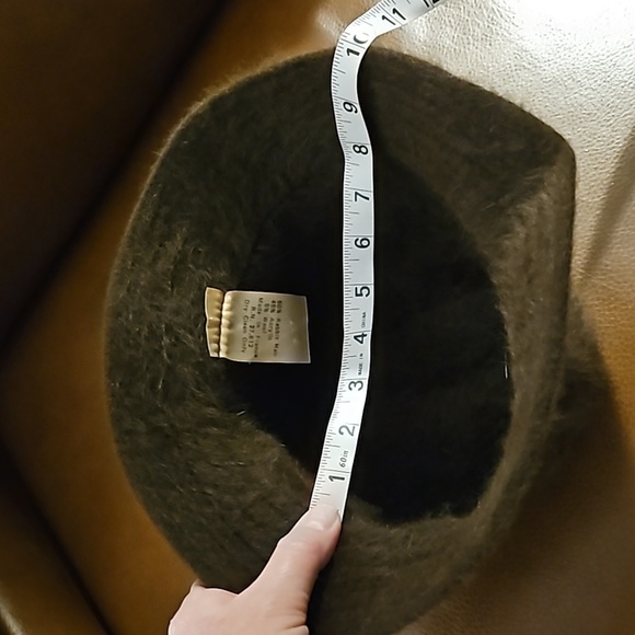 Vintage French Brown Rabbit Fur Bucket Hat - Picture 9 of 9